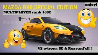 Asphalt 8 Mazda RX8-SE new MP system!