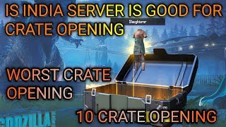 10 Crate Opening in Pubg Mobile | Worst Crate Opening | Indian Server