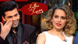 8 times Kangana proved that she doesn't like Karan Johar! | Kangana Ranaut in Koffee with Karan