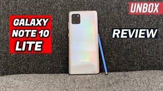 Samsung Galaxy Note 10 Lite Review - Outstanding ?( Aura Glow -Unboxing )