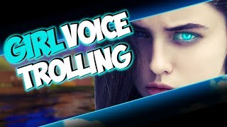 Girl Voice trolling a thirsty TRAP on Fortnite and this happens...