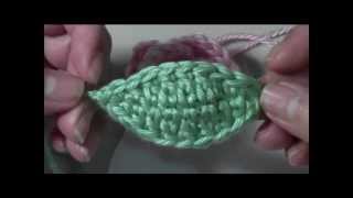 Small Crochet leaf - Yolanda Soto Lopez