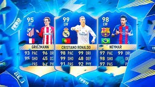 RONALDO 99, MESSI 99,NEYMAR 98!!! TOTS LIGA SANTANDER!!! | FIFA 17