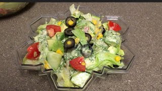 Amerikancha SALAT ? САЛАТ с Соусом очень полезный