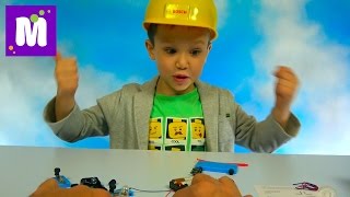 Делаем настоящий светофор / Опыты с электричеством / Опыты от папы и Макса /Электроэнергия из соли