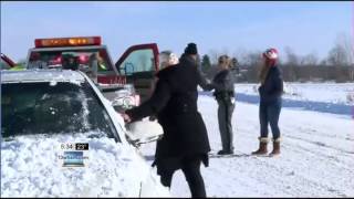 Stranded Family Rescued