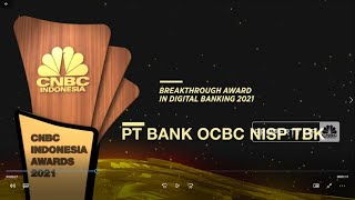 Bank OCBC NISP Raih "Breakthrough Award In Digital Banking 2021"