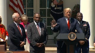 President Donald Trump delivers remarks on National Day of Prayer | ABC News