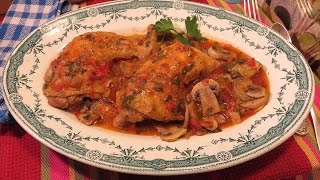RECETTE : Cuisses de Poulet MARENGO en Cocotte Mère Mitraille