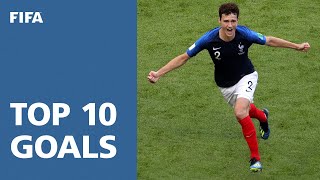 TOP 10 GOALS - 2018 FIFA WORLD CUP RUSSIA (EXCLUSIVE)