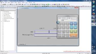 Weintek HMI Tutorial - Bit-level access to PLC registers from an HMI 4hN