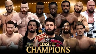 WWE Clash Of Champions 2016 Full Show - WWE 2K16 Epic Show Highlights