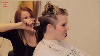 2018-09 Nicola preview - long hair to short haircut