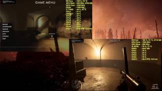 Battlefield 1 | i5 3570k vs i7 7700k | Verdun Heights Operation | 1440p High Detail Comparison