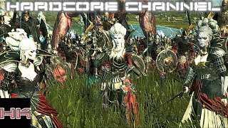 Total War Warhammer - прохождение Hardcore Вампиры =22= Пир вампиров - Финал