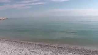 ИТАЛИЯ: Утро... Италия... Море... пляж в городе Фано... Fano beach Italy