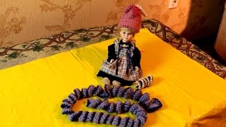 Как связать шарф спираль крючком за 10 минут