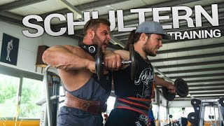 Schulter Training im Bodybuilding Gym / Mehr Muskeln !