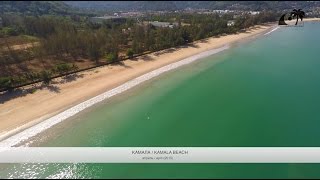 Пляж Камала, Пхукет, Таиланд / Kamala Beach, Phuket, Thailand: обзор с дрона