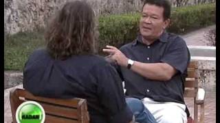 Oscar Collazos con Antonio Morales