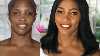 FULL HOLIDAY MAKEUP TRANSFORMATION 2019| Annakay Williams