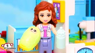 LEGO Friends Heartlake Hospital stop motion build!!
