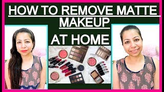 How to Remove Makeup Properly - The Easy Way | How To Make Makeup Remover & Makeup Matte at Home