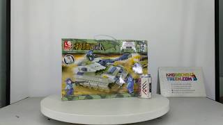 Mở hộp Sluban M38-B0205 Lego Ultra Agents MOC Mammoth Tank giá sốc rẻ nhất