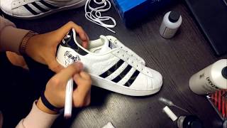 КАК ИСПОЛЬЗОВАТЬ МАРКЕРЫ ANGELUS  / adidas superstar