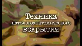 Техника патологоанатомического вскрытия