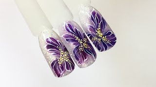 Дизайн ногтей: Экспресс-дизайн Ирисы