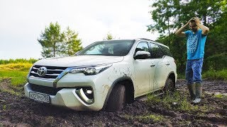 Зачем нужен Prado, когда есть Toyota Fortuner? Битва с бездорожьем + обзор 2018. Дизель автомат.