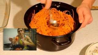 Самый вкусный рецепт моркови по корейски, готовим вместе