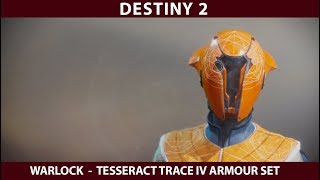 Destiny 2 PS4 Exclusive Warlock Legendary Armour. Tesseract Trace IV Complete.