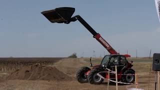 Телескопический погрузчик MANITOU труженик-акробат