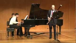 Pierre-Max Dubois (1930-1995): Sonatine-Tango (1984) pour basson et piano