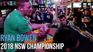 2018 NSW ARMWRESTLING CHAMPIONSHIP | Ryan Blue Bowen Matches