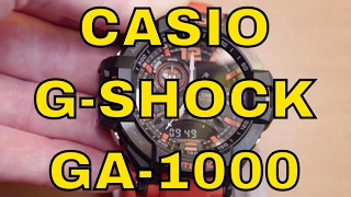 Casio G-Shock GA-1000-4AER SUPERIOR Series Watch Unboxing & Review - Compass, Thermometer, 20bar