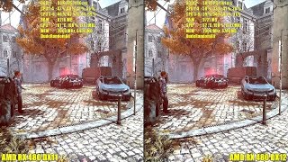 Deus Ex Mankind Divided DX12 Vs DX11 AMD RX 480 Frame Rate Comparison
