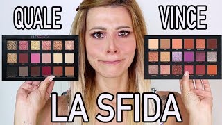 SFIDA TRA PALETTE: HUDA BEAUTY ROSE GOLD REMASTERED vs DESERT DUSK ? CHI VINCERA' ???