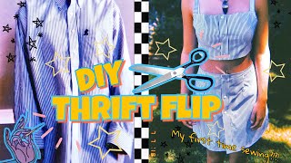 THRIFT FLIP! | Ep. 1 - DIY Two Piece Outfit ♡