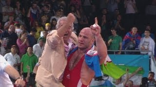 Artur Tatmazov (UZB) Wins 120kg Freestyle Wrestling Gold - London 2012 Olympics