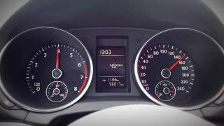 VW Golf 6 1.4 16V /59 Kw/ 80 hp/ Fuel Consumption Test at 140 km/h Марешки А95 разход гориво