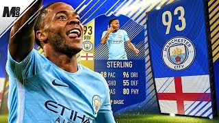 FIFA 18 TOTS STERLING REVIEW | 93 TOTS STERLING PLAYER REVIEW | FIFA 18 ULTIMATE TEAM