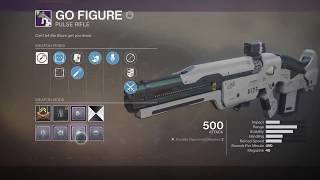 With and without Counterbalance Mod on Go Figure Pulse Rifle | Destiny 2 Forsaken