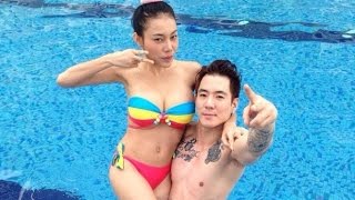 อกอีแป้นจะแตก กับ เอมมี่ อมลวรรณ ในชุดบิกินีชิ้นล่าสุด