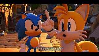 Sonic Forces 100% Walkthrough (Nintendo Switch) - Ghost Town - All Red Rings - Part 3