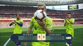 EPL Team Of The Season 2018/19 vs LA LIGA Team Of The Season 2018/19 I Gameplay
