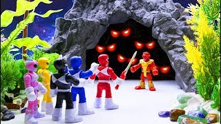 Mummy Attack Power Rangers & Marvel Avengers Toys | Find Treasure Series Part 1 - Toys Play Time