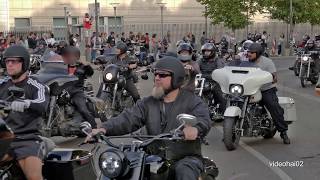 MOTORRAD-KORSO Hells Angels demonstrieren in Berlin gegen Kuttenverbot